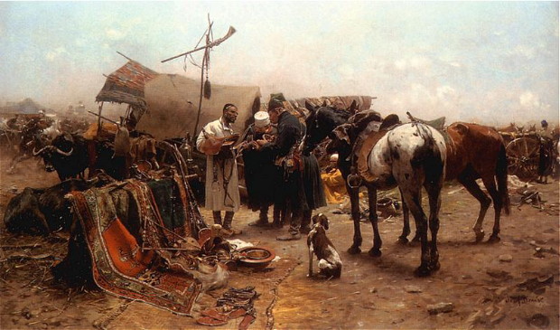 Image - Jozef Brandt: A fair in Balta.